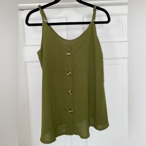 Olive Green Tank Top